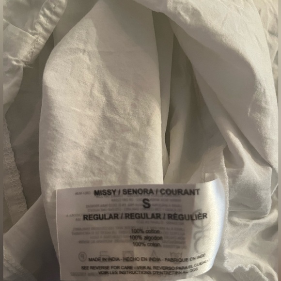 Ella Moss white cotton blouse - Picture 3 of 4